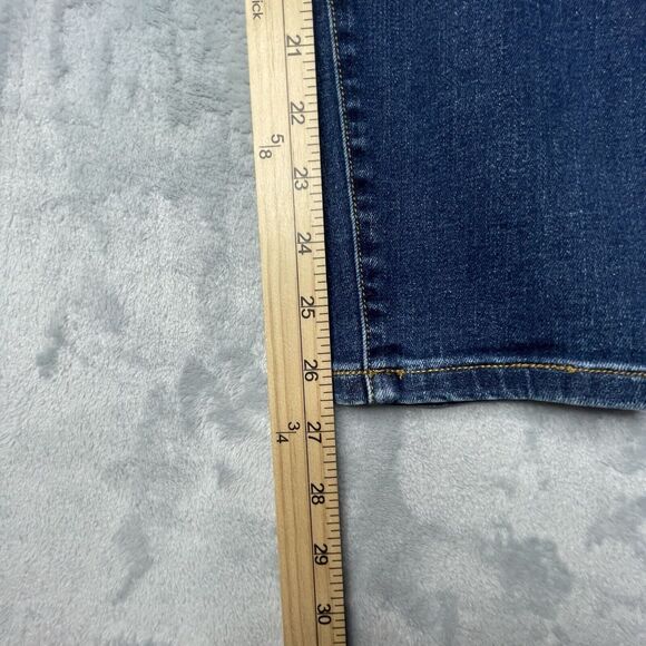 🌼Spanx Jeans Women's Size L Blue Slimming Stretch Dark Wash Denim High Rise🌼🌼 - Picture 11 of 16